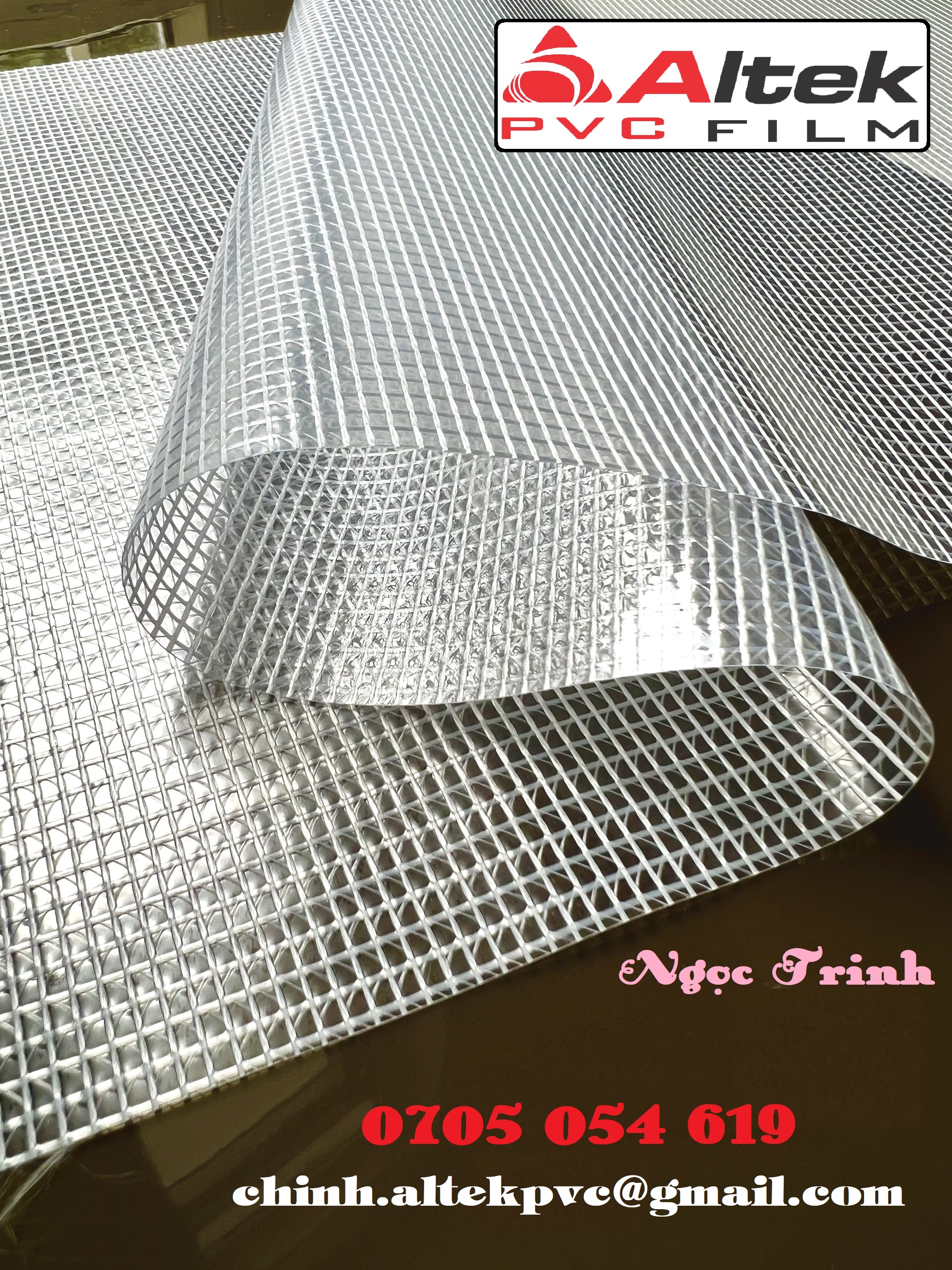 Màng nhựa PVC kẹp lưới nhỏ giá rẻ (giao hàng toàn quốc)